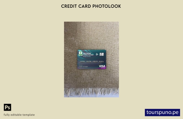 listo para imprimir Plantilla frontal de aspecto fotográfico de tarjeta electr 3